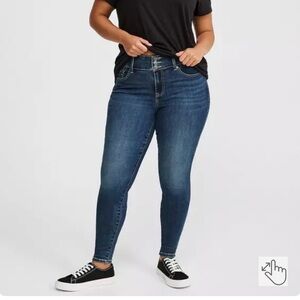 Torrid High-Rise Jegging Skinny Jean Blue Grotto Color size 26XT